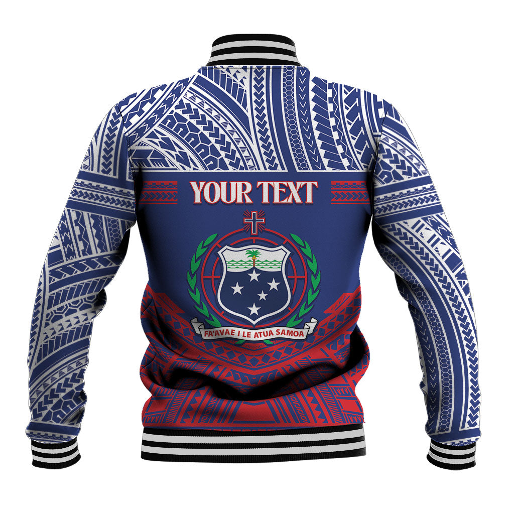 Personalised Samoa Independence Day Baseball Jacket 64th Anniversary Toa O Samoa LT14 - Polynesian Pride
