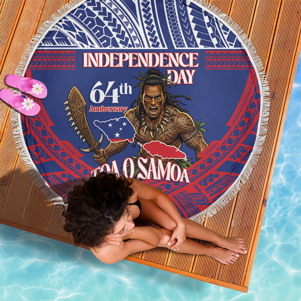 Samoa Independence Day Beach Blanket 64th Anniversary Toa O Samoa