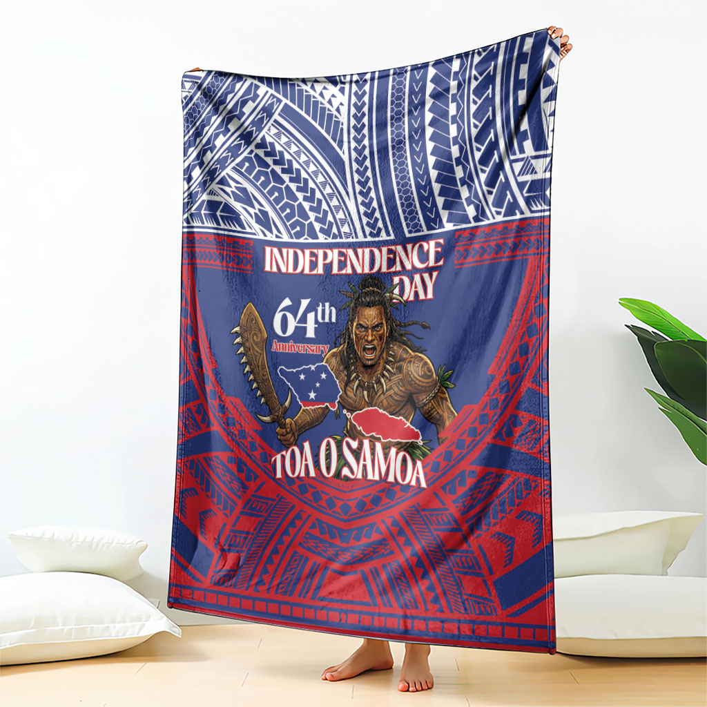 Samoa Independence Day Blanket 64th Anniversary Toa O Samoa LT14 - Polynesian Pride