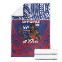 Samoa Independence Day Blanket 64th Anniversary Toa O Samoa LT14 - Polynesian Pride