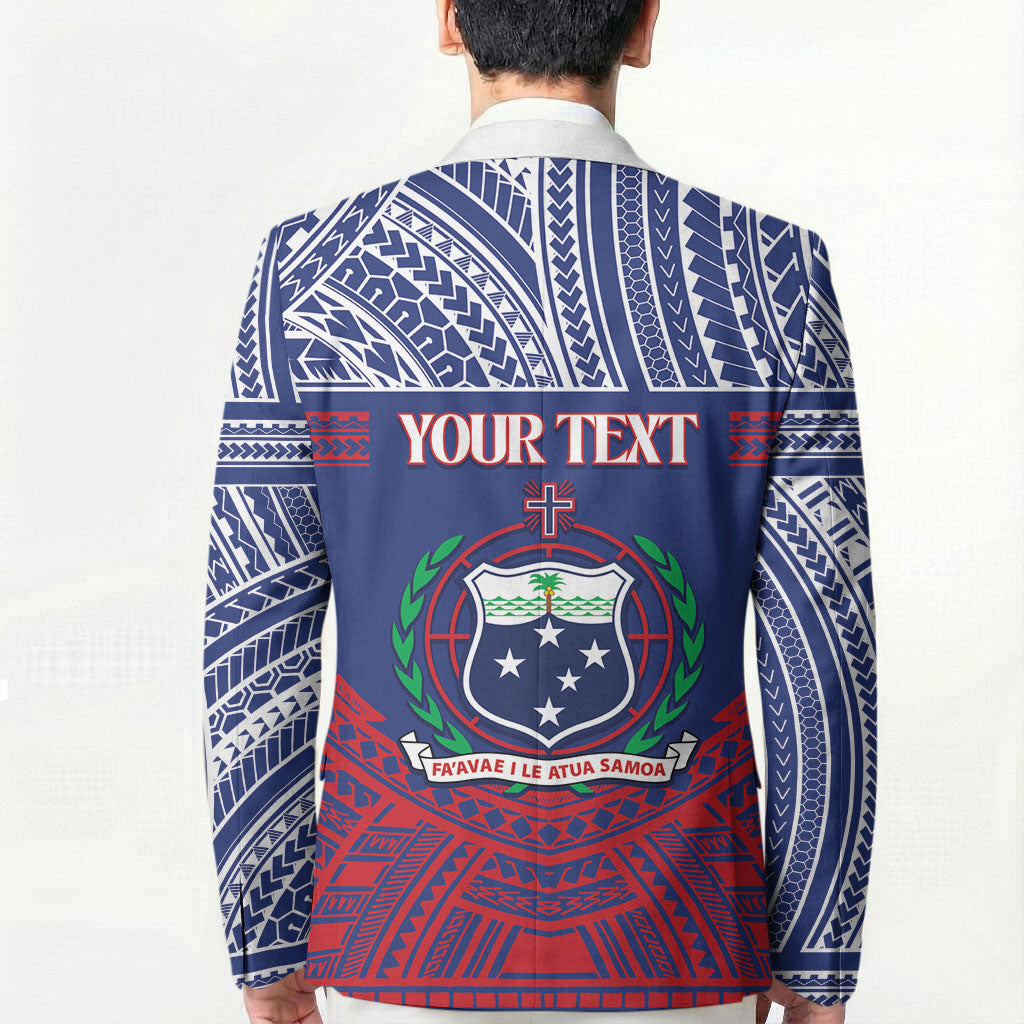 Personalised Samoa Independence Day Blazer 64th Anniversary Toa O Samoa LT14 - Polynesian Pride
