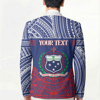 Personalised Samoa Independence Day Blazer 64th Anniversary Toa O Samoa LT14 - Polynesian Pride