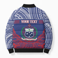 Personalised Samoa Independence Day Bomber Puffer Jacket 64th Anniversary Toa O Samoa LT14 - Polynesian Pride