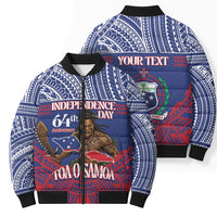 Personalised Samoa Independence Day Bomber Puffer Jacket 64th Anniversary Toa O Samoa LT14 - Polynesian Pride