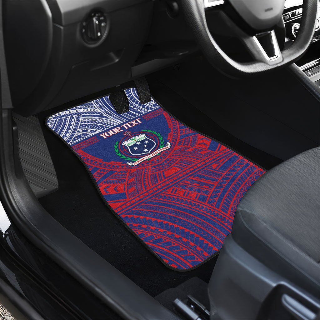 Personalised Samoa Independence Day Car Mats 64th Anniversary Toa O Samoa LT14 - Polynesian Pride