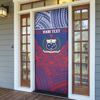 Personalised Samoa Independence Day Door Cover 64th Anniversary Toa O Samoa LT14 - Polynesian Pride