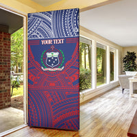 Personalised Samoa Independence Day Door Cover 64th Anniversary Toa O Samoa LT14 - Polynesian Pride