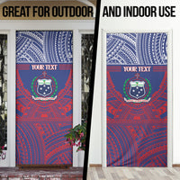 Personalised Samoa Independence Day Door Cover 64th Anniversary Toa O Samoa LT14 - Polynesian Pride