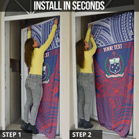 Personalised Samoa Independence Day Door Cover 64th Anniversary Toa O Samoa LT14 - Polynesian Pride