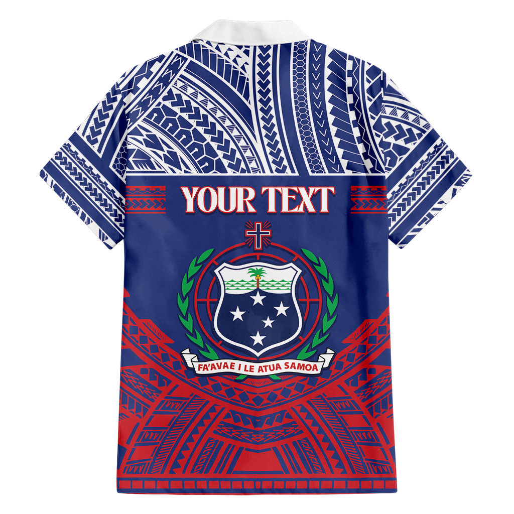 Personalised Samoa Independence Day Family Matching Off Shoulder Short Dress and Hawaiian Shirt 64th Anniversary Toa O Samoa LT14 - Polynesian Pride