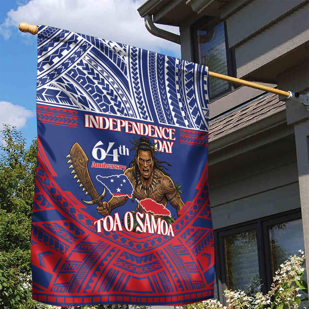 Samoa Independence Day Garden Flag 64th Anniversary Toa O Samoa LT14 - Polynesian Pride