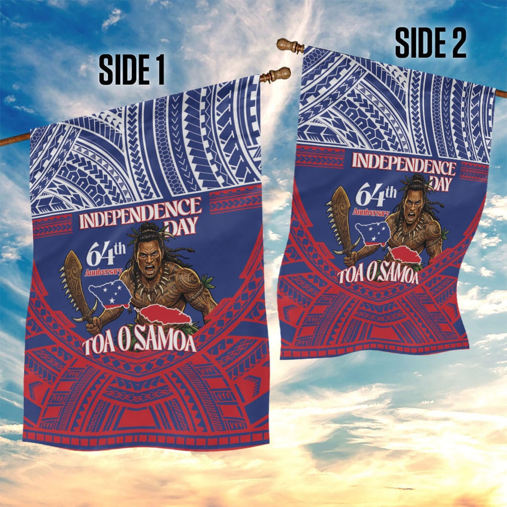 Samoa Independence Day Garden Flag 64th Anniversary Toa O Samoa LT14 - Polynesian Pride