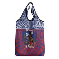 Samoa Independence Day Grocery Bag 64th Anniversary Toa O Samoa LT14 - Polynesian Pride