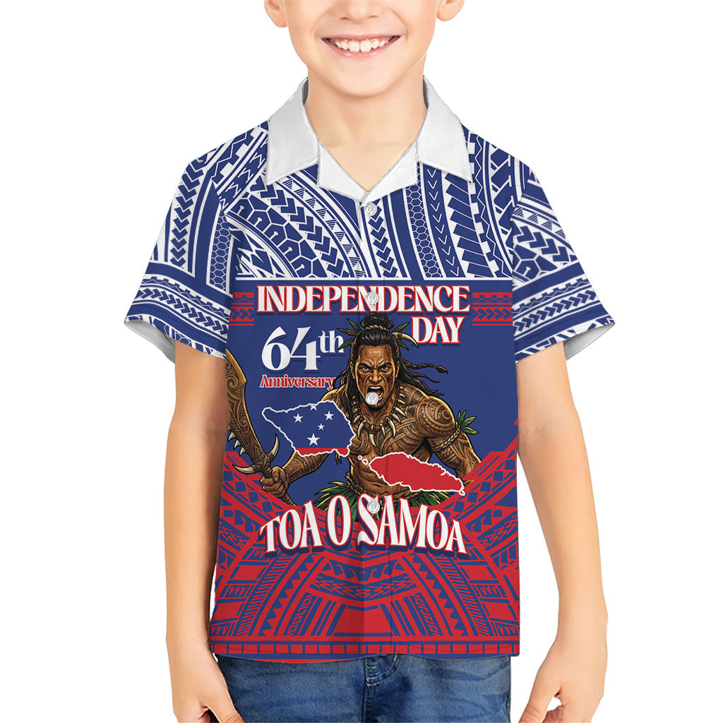 Personalised Samoa Independence Day Hawaiian Shirt 64th Anniversary Toa O Samoa LT14 - Polynesian Pride
