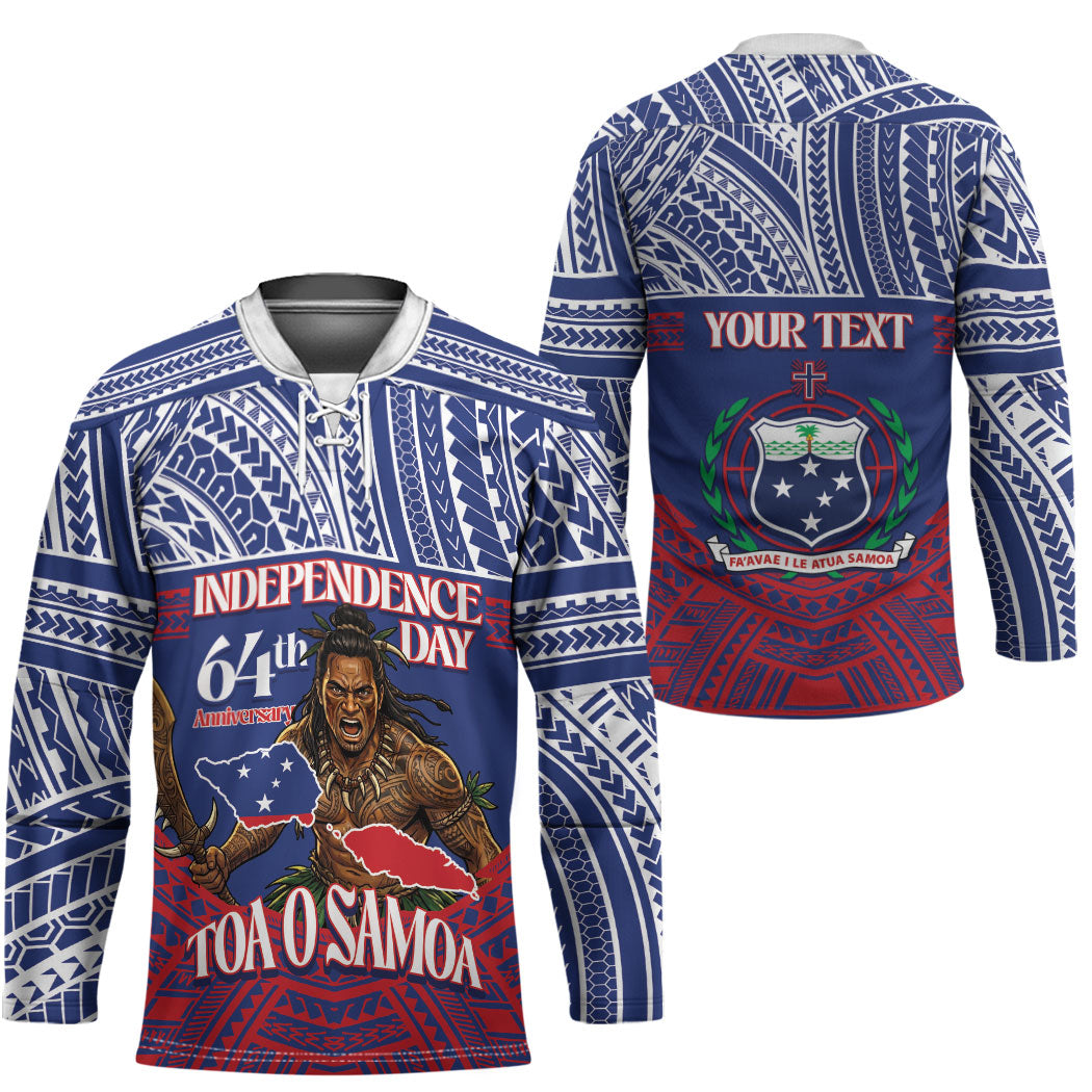 Personalised Samoa Independence Day Hockey Jersey 64th Anniversary Toa O Samoa