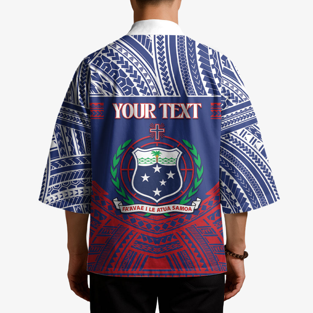 Personalised Samoa Independence Day Kimono 64th Anniversary Toa O Samoa LT14 - Polynesian Pride