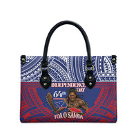Samoa Independence Day Leather Bag 64th Anniversary Toa O Samoa LT14 - Polynesian Pride