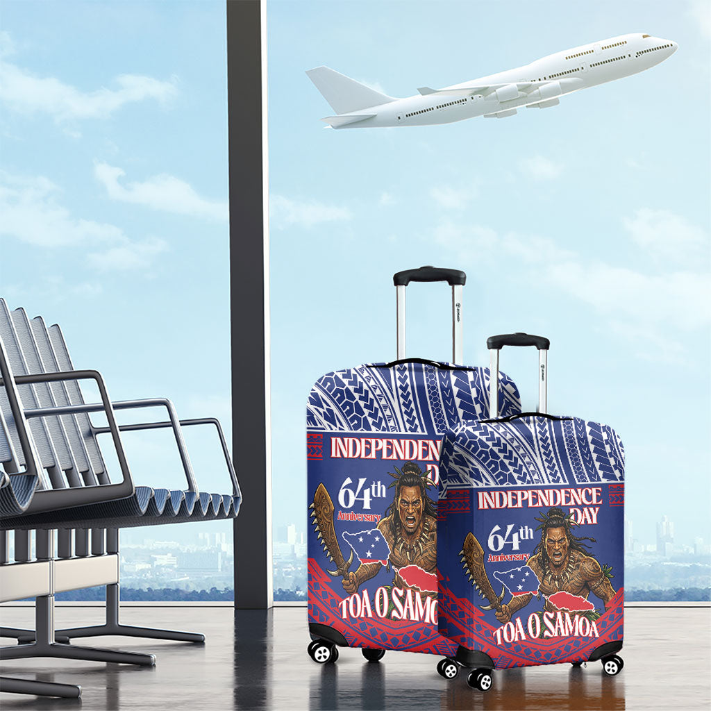 Samoa Independence Day Luggage Cover 64th Anniversary Toa O Samoa LT14 - Polynesian Pride