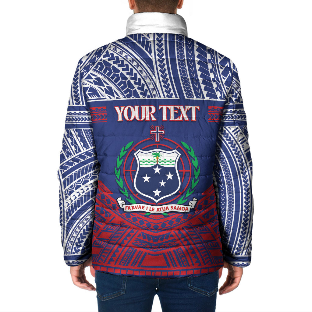 Personalised Samoa Independence Day Padded Jacket 64th Anniversary Toa O Samoa LT14 - Polynesian Pride