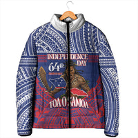 Personalised Samoa Independence Day Padded Jacket 64th Anniversary Toa O Samoa LT14 - Polynesian Pride