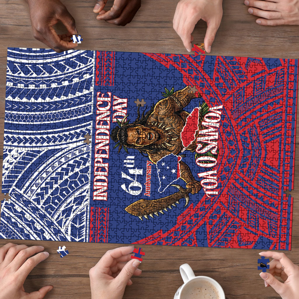 Samoa Independence Day Puzzle 64th Anniversary Toa O Samoa