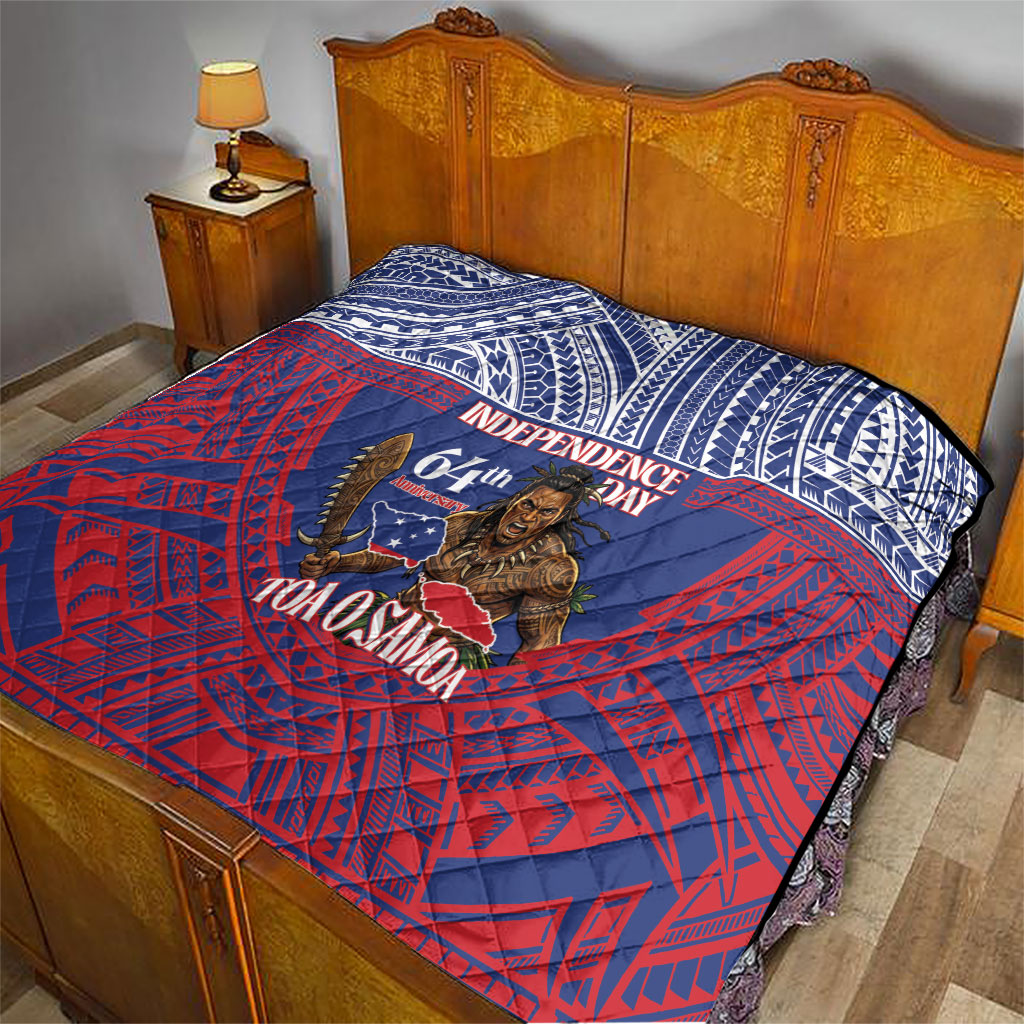 Samoa Independence Day Quilt 64th Anniversary Toa O Samoa LT14 - Polynesian Pride
