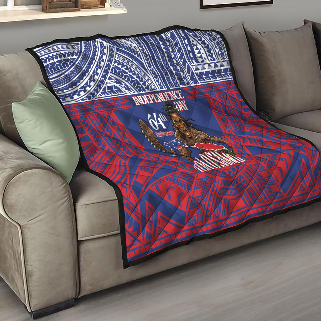 Samoa Independence Day Quilt 64th Anniversary Toa O Samoa LT14 - Polynesian Pride