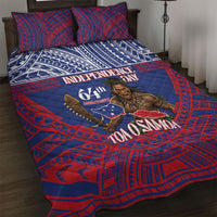 Samoa Independence Day Quilt Bed Set 64th Anniversary Toa O Samoa