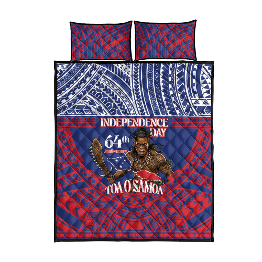 Samoa Independence Day Quilt Bed Set 64th Anniversary Toa O Samoa