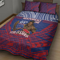 Samoa Independence Day Quilt Bed Set 64th Anniversary Toa O Samoa