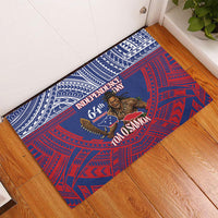 Samoa Independence Day Rubber Doormat 64th Anniversary Toa O Samoa LT14 - Polynesian Pride