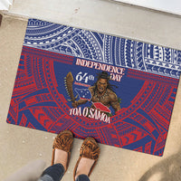 Samoa Independence Day Rubber Doormat 64th Anniversary Toa O Samoa LT14 - Polynesian Pride