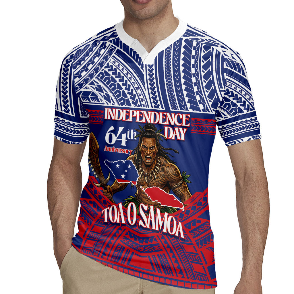 Personalised Samoa Independence Day Rugby Jersey 64th Anniversary Toa O Samoa LT14 - Polynesian Pride