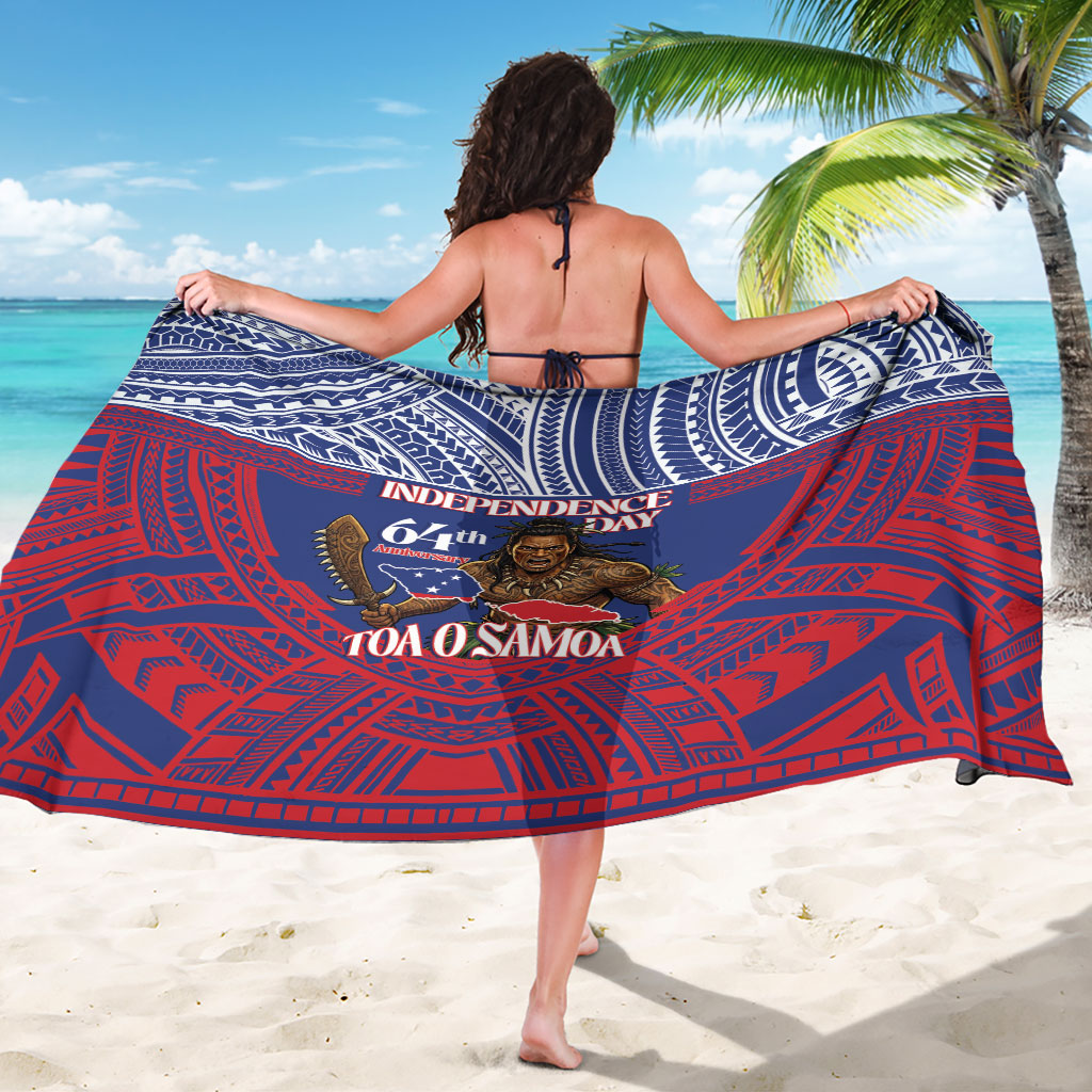 Samoa Independence Day Sarong 64th Anniversary Toa O Samoa LT14 - Polynesian Pride