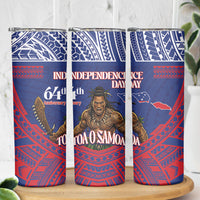 Samoa Independence Day Skinny Tumbler 64th Anniversary Toa O Samoa