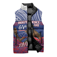 Personalised Samoa Independence Day Sleeveless Puffer Jacket 64th Anniversary Toa O Samoa LT14 - Polynesian Pride
