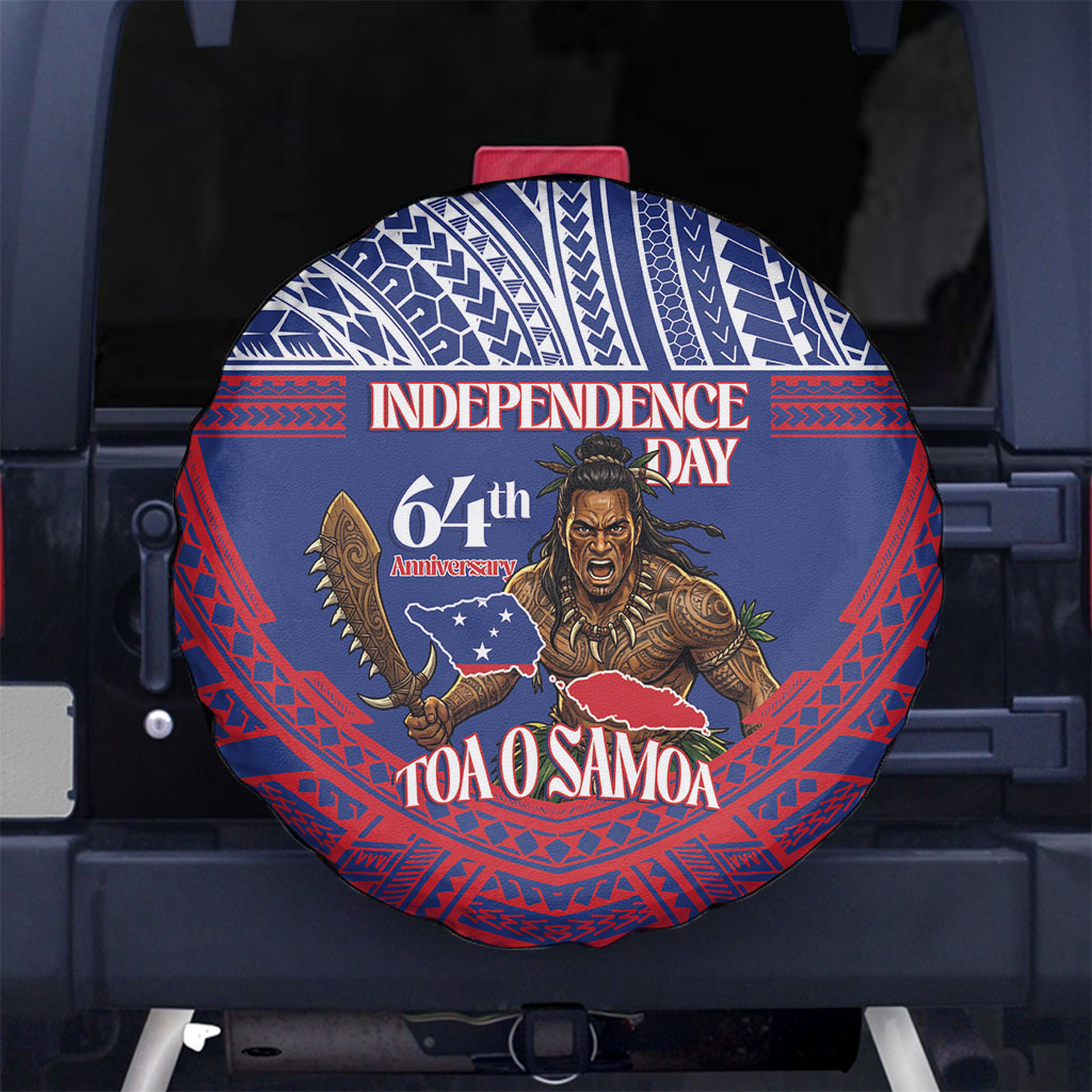 Samoa Independence Day Spare Tire Cover 64th Anniversary Toa O Samoa