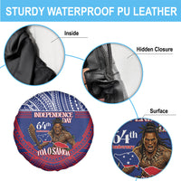 Samoa Independence Day Spare Tire Cover 64th Anniversary Toa O Samoa LT14 - Polynesian Pride