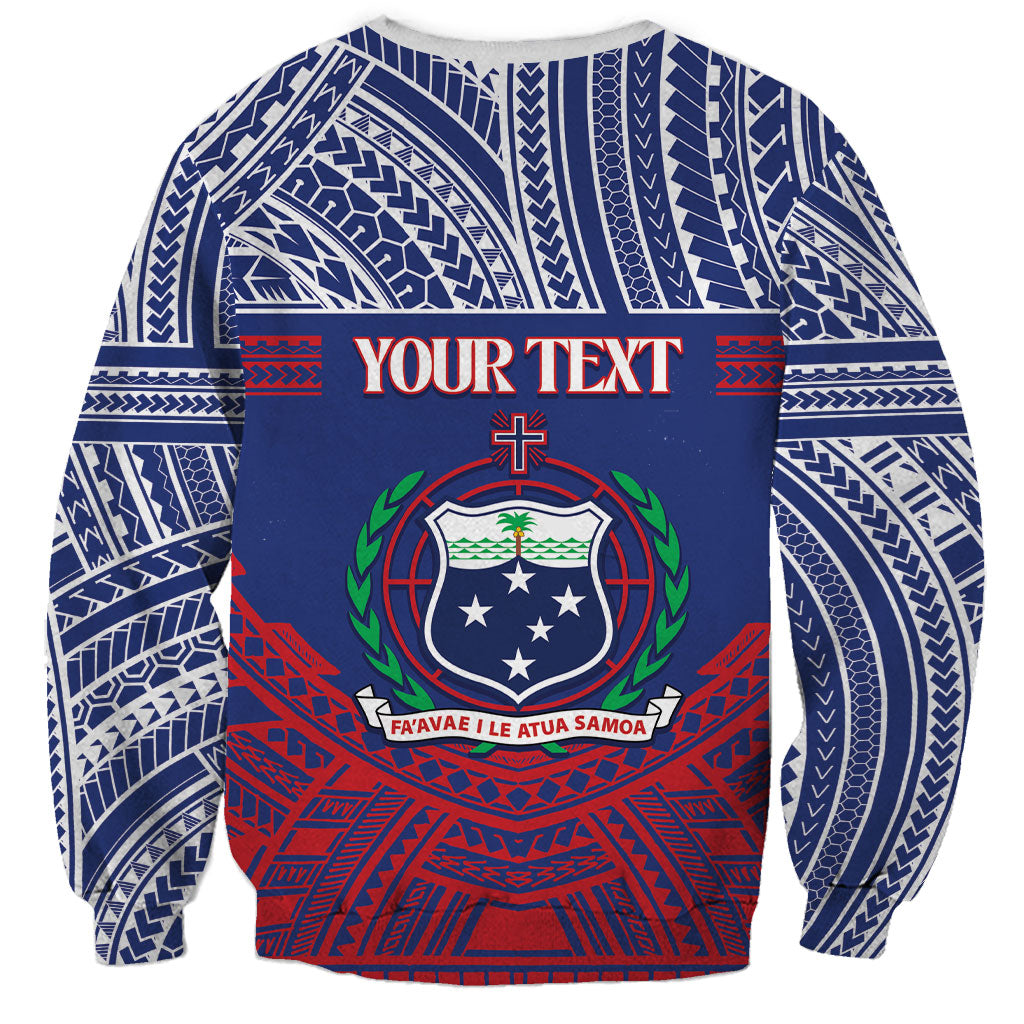 Personalised Samoa Independence Day Sweatshirt 64th Anniversary Toa O Samoa LT14 - Polynesian Pride