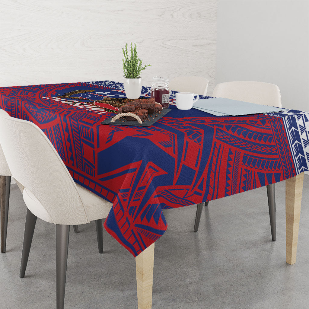 Samoa Independence Day Tablecloth 64th Anniversary Toa O Samoa LT14 - Polynesian Pride