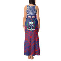 Personalised Samoa Independence Day Tank Maxi Dress 64th Anniversary Toa O Samoa LT14 - Polynesian Pride
