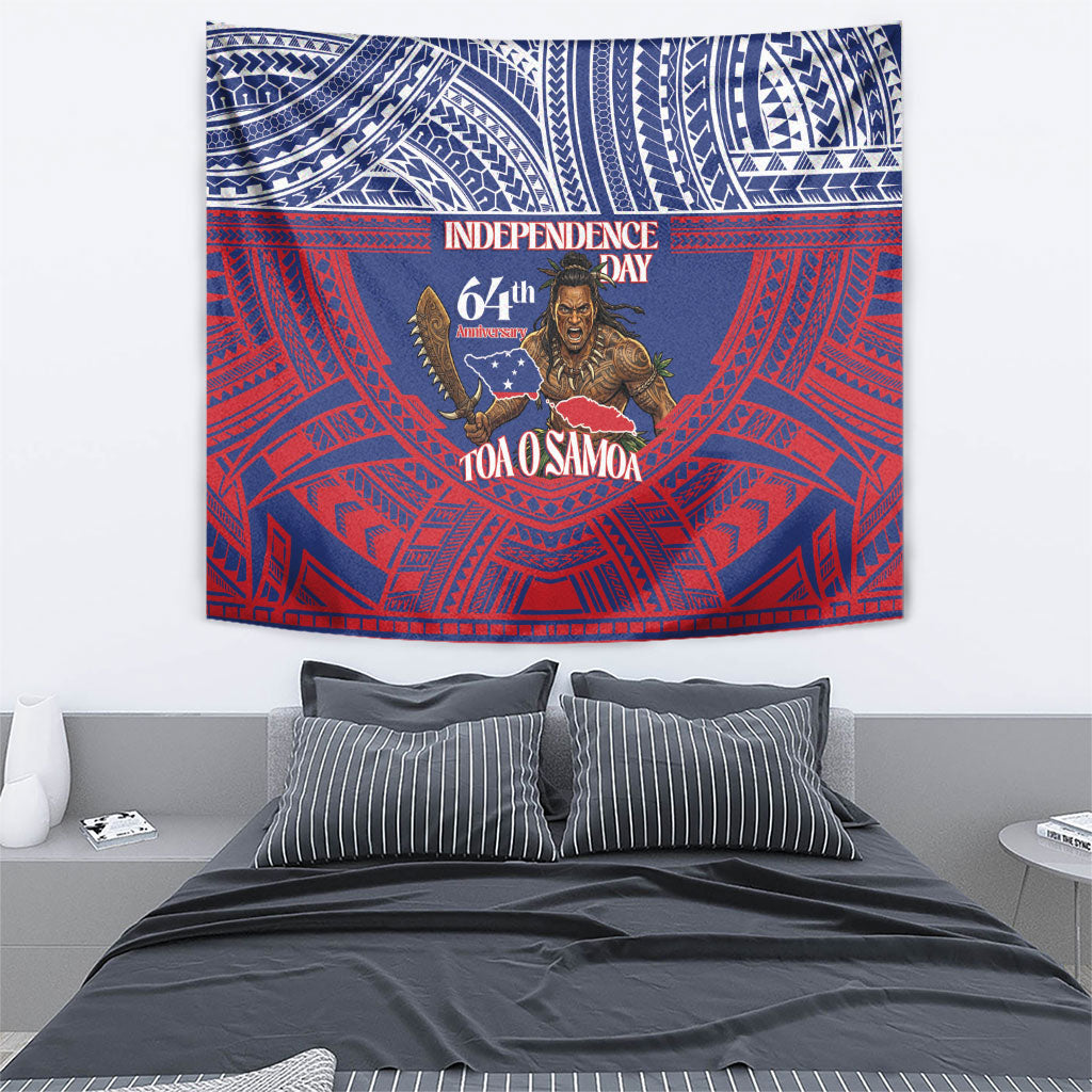 Samoa Independence Day Tapestry 64th Anniversary Toa O Samoa LT14 - Polynesian Pride