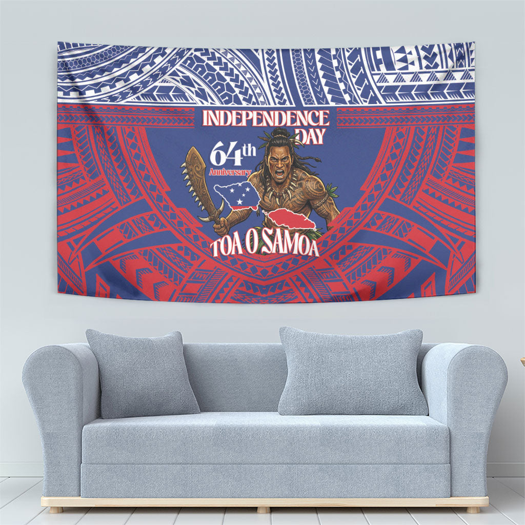 Samoa Independence Day Tapestry 64th Anniversary Toa O Samoa LT14 - Polynesian Pride
