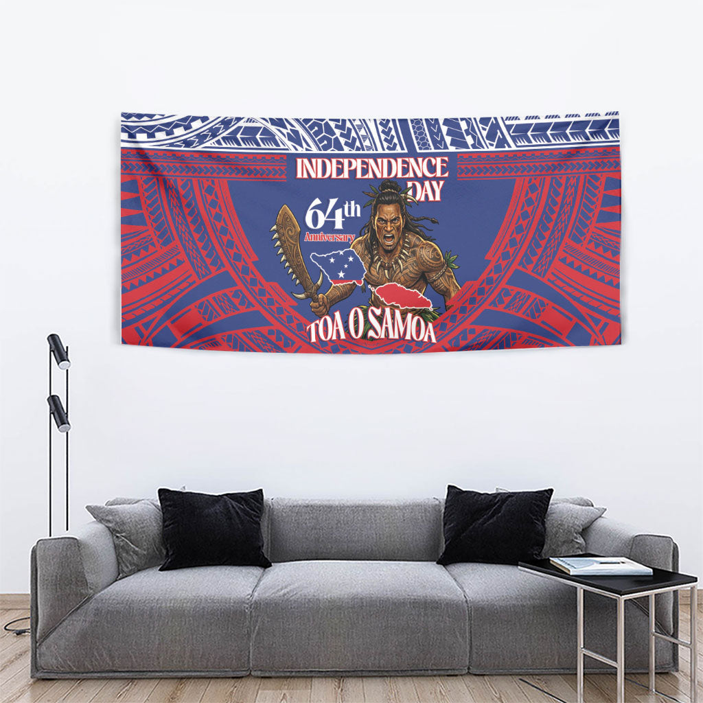 Samoa Independence Day Tapestry 64th Anniversary Toa O Samoa LT14 - Polynesian Pride