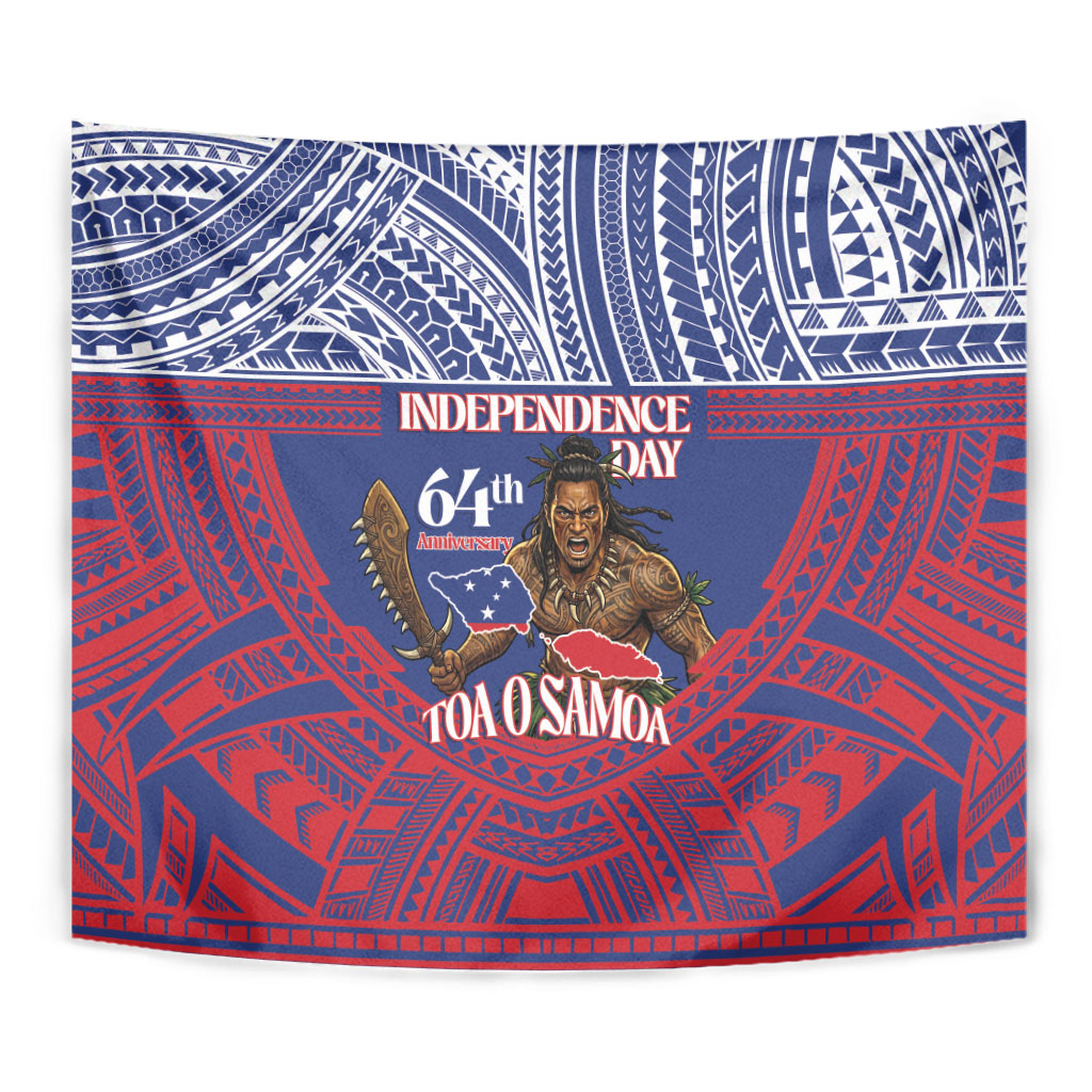 Samoa Independence Day Tapestry 64th Anniversary Toa O Samoa LT14 - Polynesian Pride