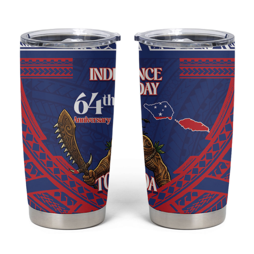 Samoa Independence Day Tumbler Cup 64th Anniversary Toa O Samoa