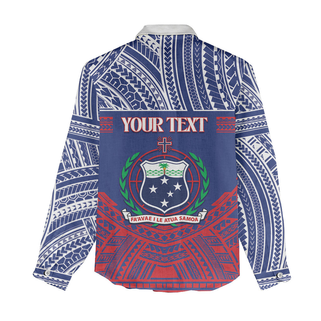 Personalised Samoa Independence Day Women Casual Shirt 64th Anniversary Toa O Samoa LT14 - Polynesian Pride