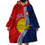 Kiribati Independence Day Wearable Blanket Hoodie Happy 44th Anniversary Hibiscus Polynesian LT14 - Polynesian Pride