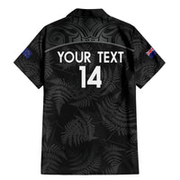 Custom New Zealand Silver Fern Football Family Matching Mermaid Dress and Hawaiian Shirt Summer 2024 Olympic Go Aotearoa