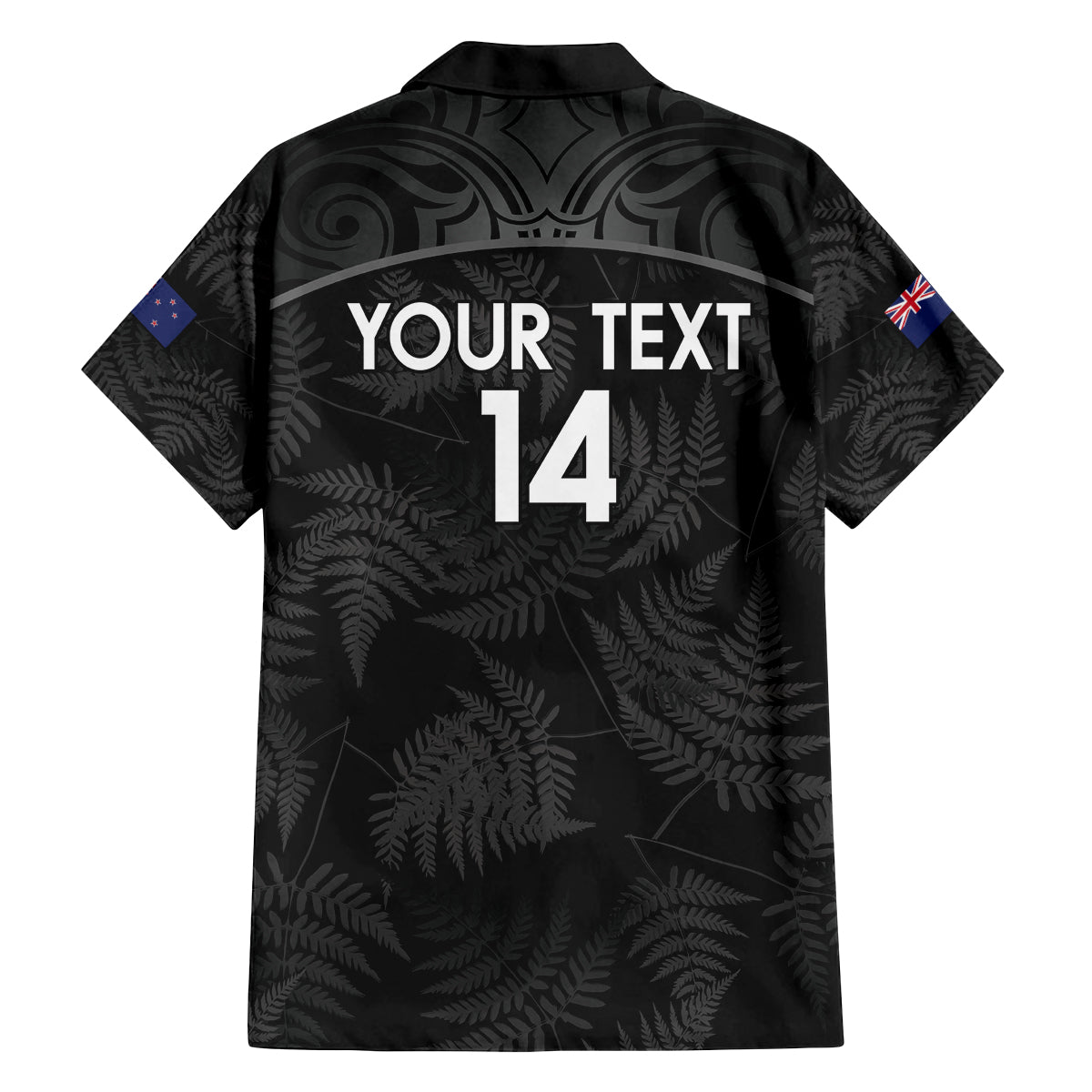 Custom New Zealand Silver Fern Football Family Matching Off Shoulder Maxi Dress and Hawaiian Shirt Summer 2024 Olympic Go Aotearoa